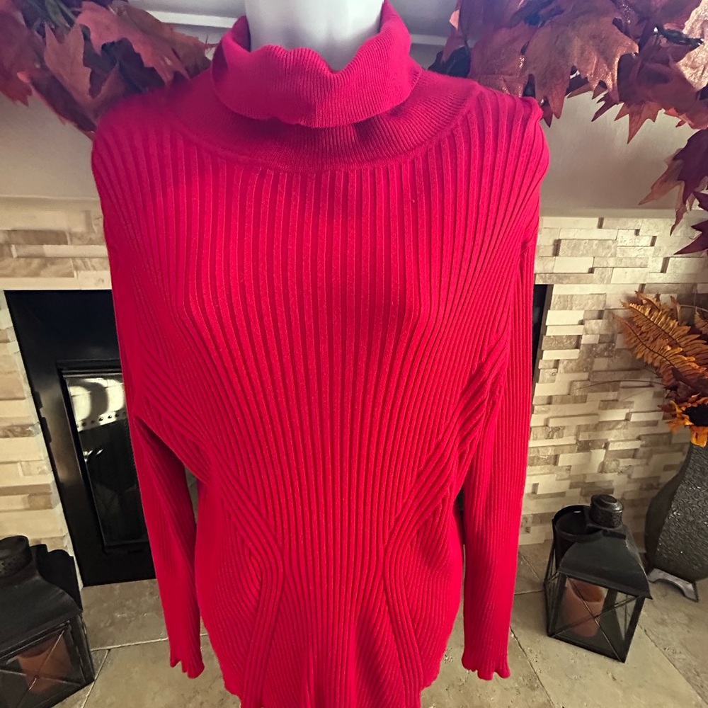 Lane Bryant Scarlet Cowl Neck Sweater